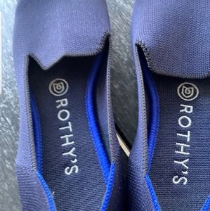 Navy Blue Rothy Loafers